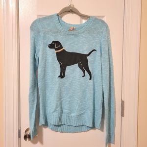 Red Camel Blue Knitted Labrador Sweater- Size M (EUC)